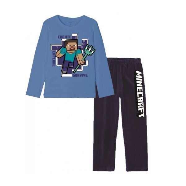 Laste pidžaama Minecraft hind ja info | Poiste hommikumantlid ja pidžaamad | kaup24.ee