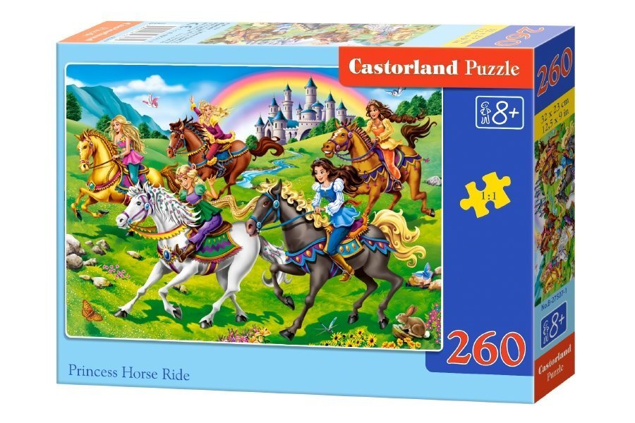 Pusle Castorland Princess Horse Ride, 260-osaline hind ja info | Pusled | kaup24.ee