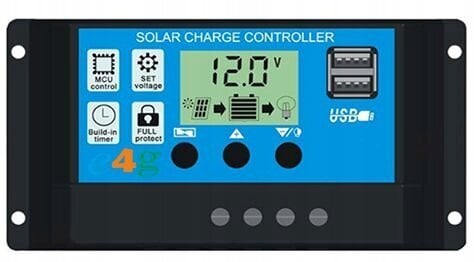 Laadimisregulaator 12V 24V päikesekontroller 30A hind ja info | Päikeseenergiajaamade osad | kaup24.ee
