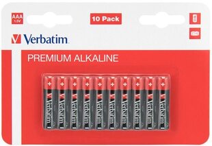 Verbatim Battery Premium AAA / R03 10 tk. hind ja info | Patareid | kaup24.ee