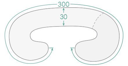 Imetamispadi CebaBaby Jersey DUO 300x30, rombid цена и информация | Imetamispadjad | kaup24.ee