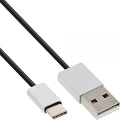 InLine USB-A - USB-C 0.5 m (35836) hind ja info | Mobiiltelefonide kaablid | kaup24.ee