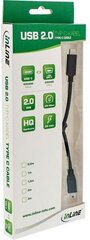 InLine USB-C - miniUSB 1 m (35751) цена и информация | Кабели для телефонов | kaup24.ee