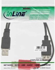 InLine USB-A - 2x USB-A 0.2 m (34510Z) hind ja info | Mobiiltelefonide kaablid | kaup24.ee