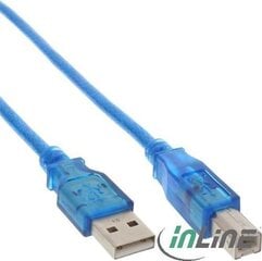 InLine USB-A - USB-B 3 m (34535B) hind ja info | Mobiiltelefonide kaablid | kaup24.ee