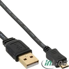 InLine USB-A - microUSB 2 m (31720F) hind ja info | Mobiiltelefonide kaablid | kaup24.ee