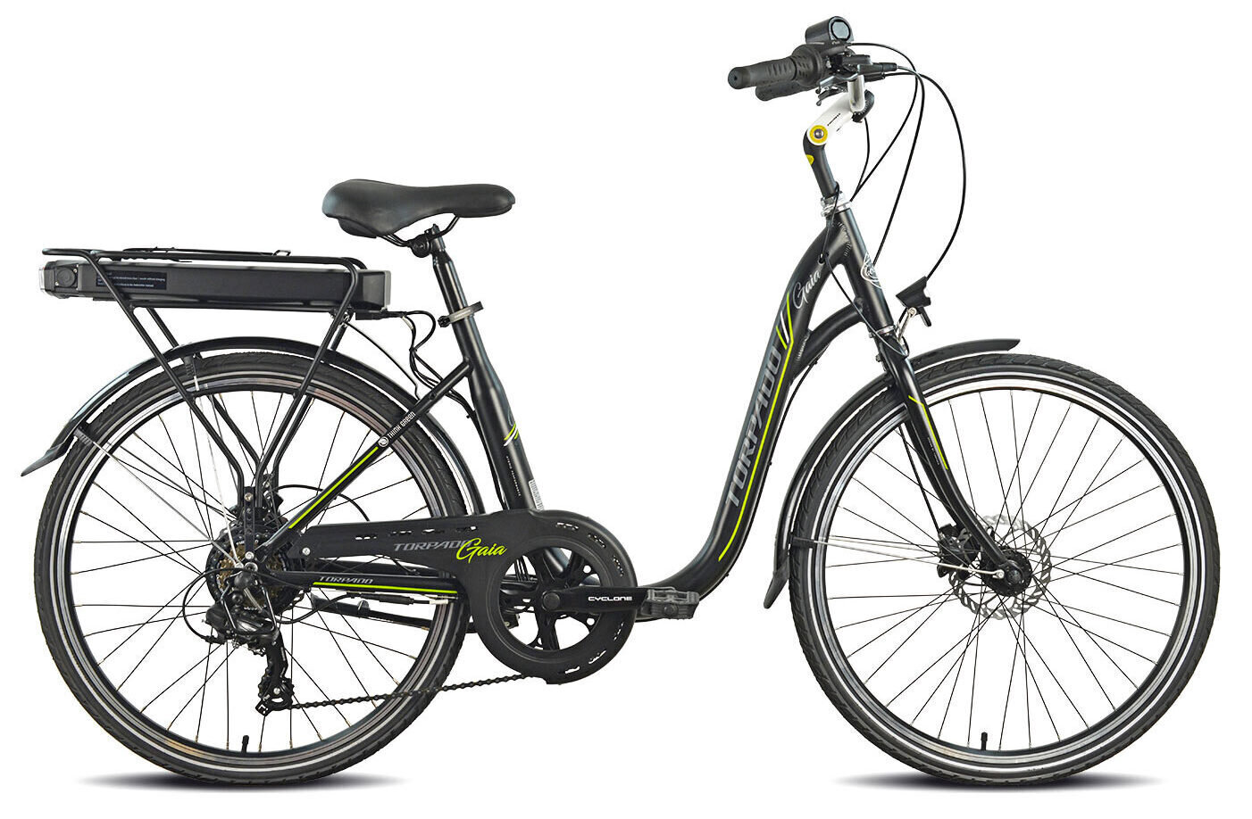 Elektriline jalgratas Torpado Gaia T215, must цена и информация | Elektrirattad | kaup24.ee