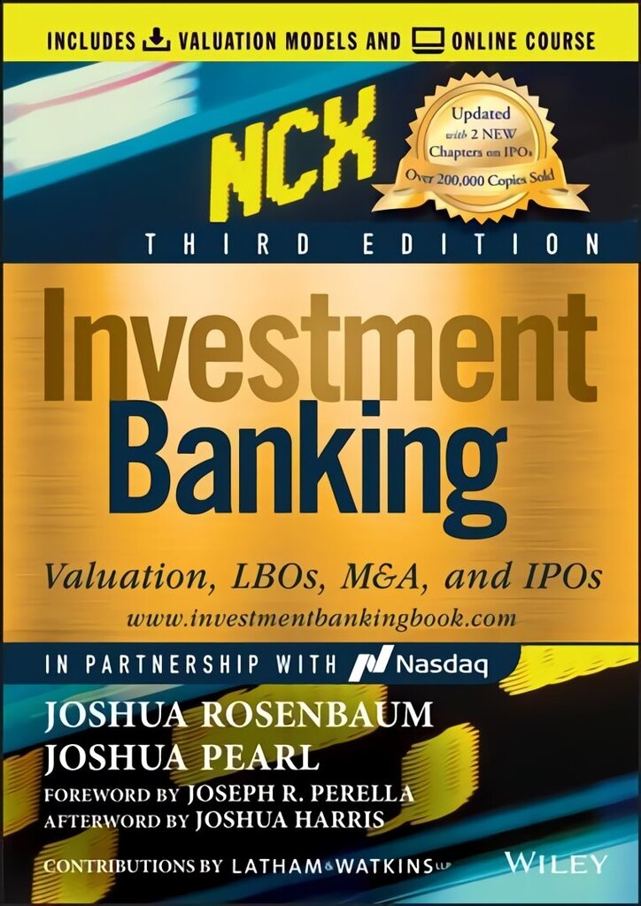 Investment Banking: Valuation, LBOs, M&A, and IPOs, 3rd Edition hind ja info | Majandusalased raamatud | kaup24.ee