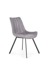 4 tooli komplekt K279, hall/must hind ja info | Söögilaua toolid, köögitoolid | kaup24.ee