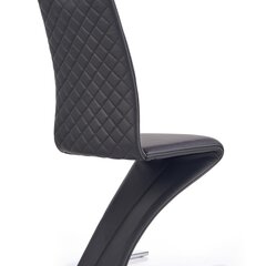 Комплект из 2 стульев Halmar K291, черный цена и информация | Стулья для кухни и столовой | kaup24.ee