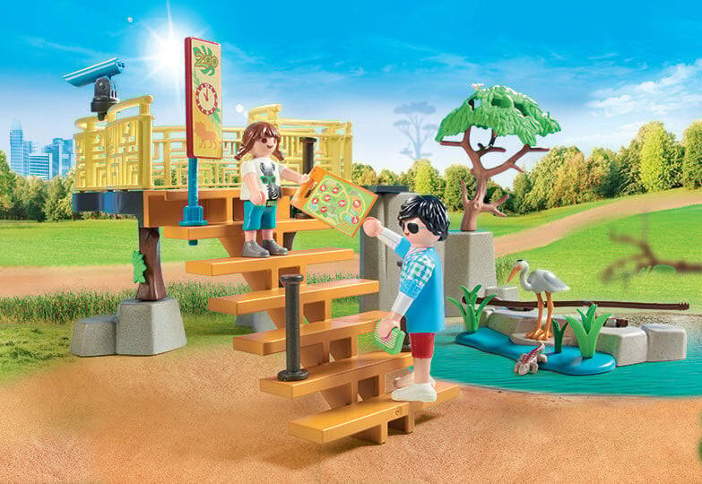 71192 PLAYMOBIL® Family Fun, Lõvid väliaedikus цена и информация | Klotsid ja konstruktorid | kaup24.ee