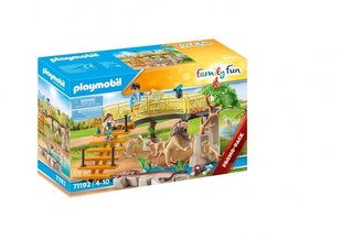 71192 PLAYMOBIL® Family Fun, Львы в вольере на открытом воздухе цена и информация | Конструкторы и кубики | kaup24.ee