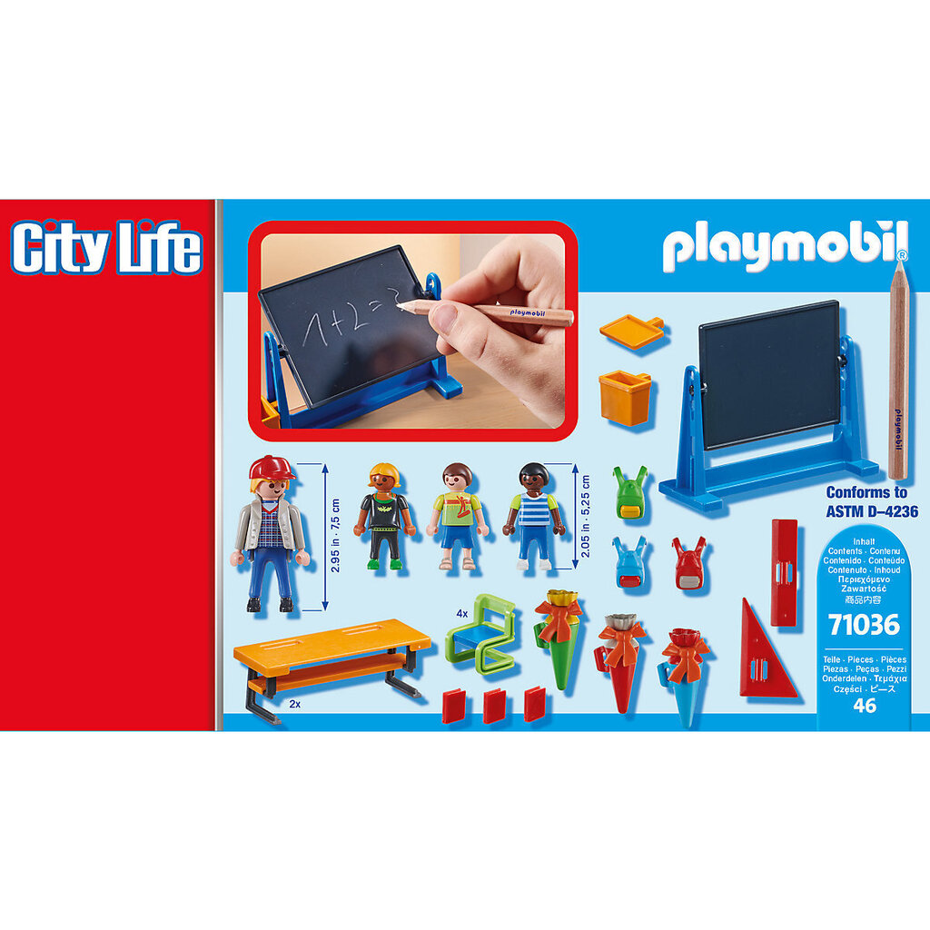 71036 PLAYMOBIL® City Life, esimene koolipäev цена и информация | Klotsid ja konstruktorid | kaup24.ee