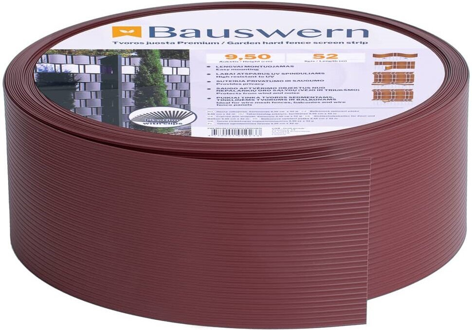 Aia lint Bauswern premium, 52 x 0,095 m (700 g/m²) pruun hind ja info | Aiad ja tarvikud | kaup24.ee
