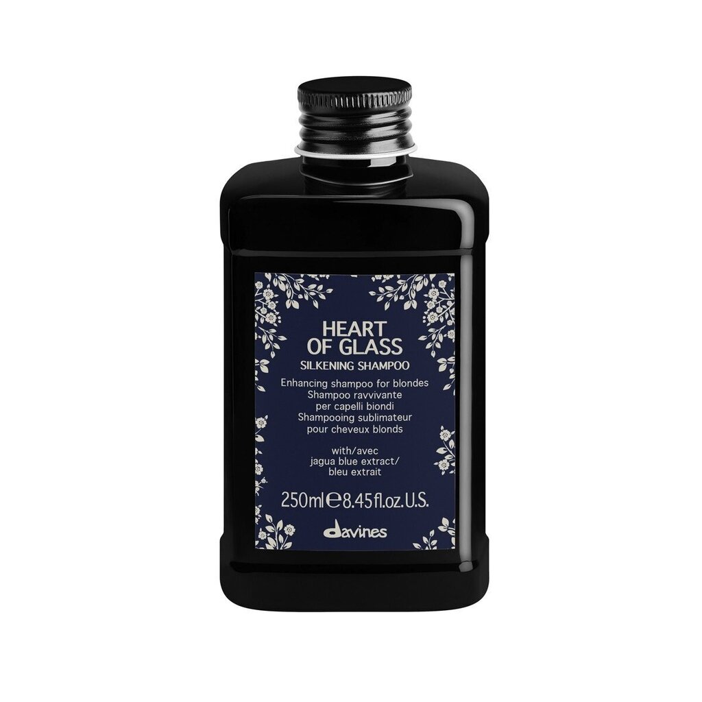 Tugevdav šampoon heledatele juustele Davines Heart Glass Silkening, 250 ml цена и информация | Šampoonid | kaup24.ee