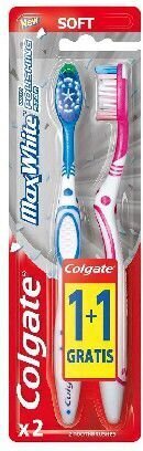 Pehme hambahari Colgate Max White, 2 tk. hind ja info | Suuhügieen | kaup24.ee