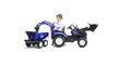 Laste pedaalidega traktor haagisega Falk New Holland T8 цена и информация | Poiste mänguasjad | kaup24.ee