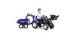 Laste pedaalidega traktor haagisega Falk New Holland T8 hind ja info | Poiste mänguasjad | kaup24.ee