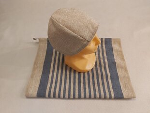 Komplekt: saunamüts ja linane rätik 50cm x 145cm hind ja info | Sauna aksessuaarid | kaup24.ee