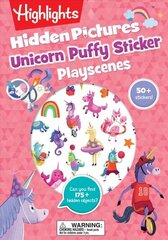 Unicorn Puffy Sticker Playscenes цена и информация | Книги для малышей | kaup24.ee