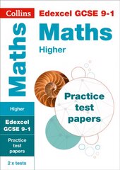Edexcel GCSE 9-1 Maths Higher Practice Papers: Ideal for Home Learning, 2022 and 2023 Exams цена и информация | Книги для подростков и молодежи | kaup24.ee