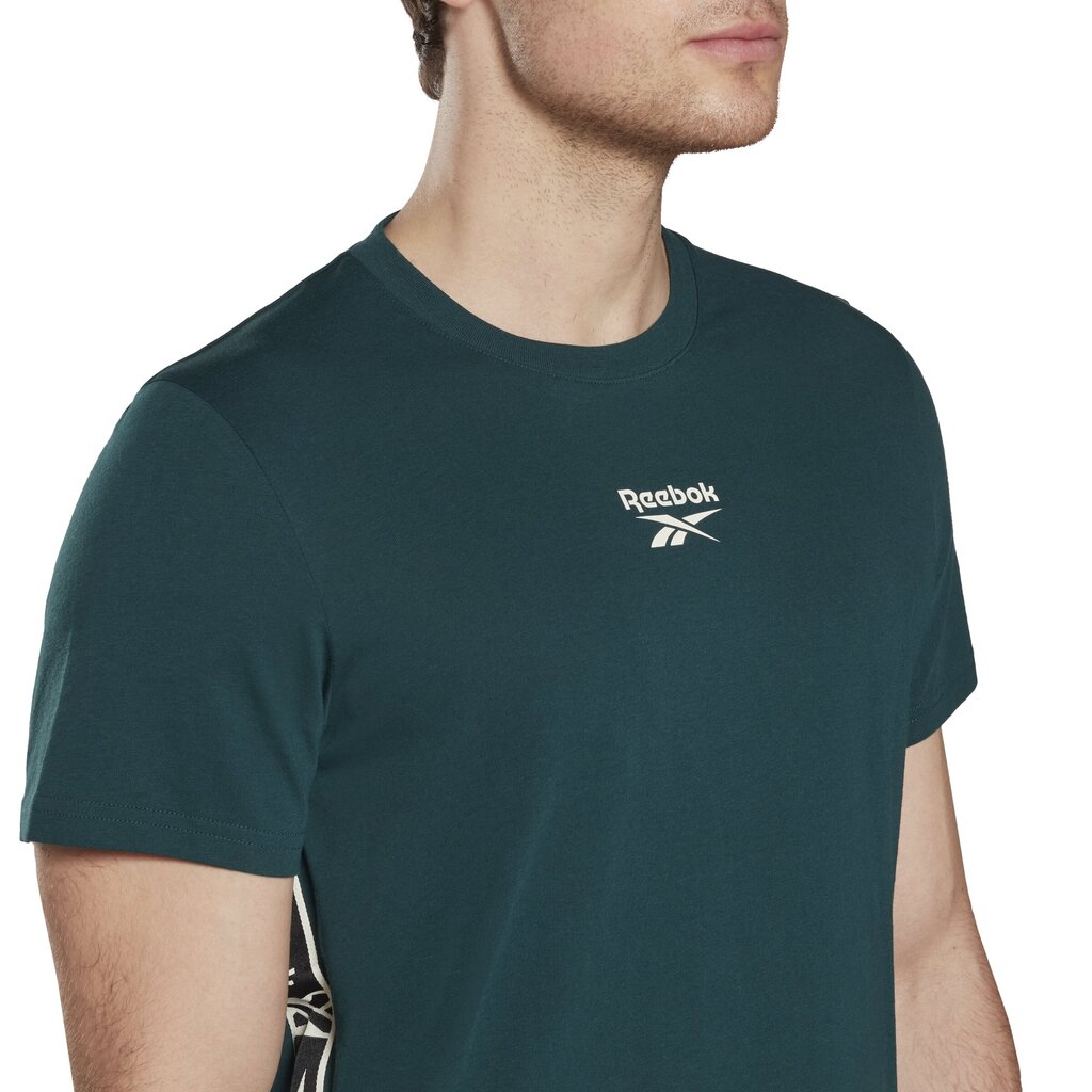 Reebok T-Särgid Ri Tape Tee Green HJ7836 HJ7836/M цена и информация | Meeste T-särgid | kaup24.ee