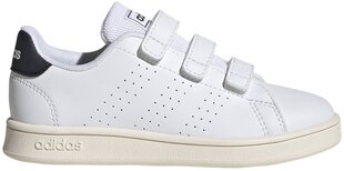 Детские кеды Adidas Advantage Cf C White GW6493 GW6493/2.5 цена и информация | Детская спортивная обувь | kaup24.ee