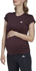 Женская футболка Adidas Maternity Tee Bordeaux HN3876 HN3876/S цена и информация | Спортивная одежда для женщин | kaup24.ee