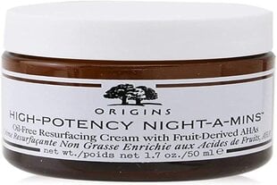Крем-скраб ночной увлажняющий Origins High-Potency Night-A-Mins Resurfacing, 50 ml цена и информация | Кремы для лица | kaup24.ee