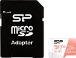 Silicon Power microSDXC Card 256GB UHS-I U3 A1 Class 10 V30 + Adapter hind ja info | Mobiiltelefonide mälukaardid | kaup24.ee