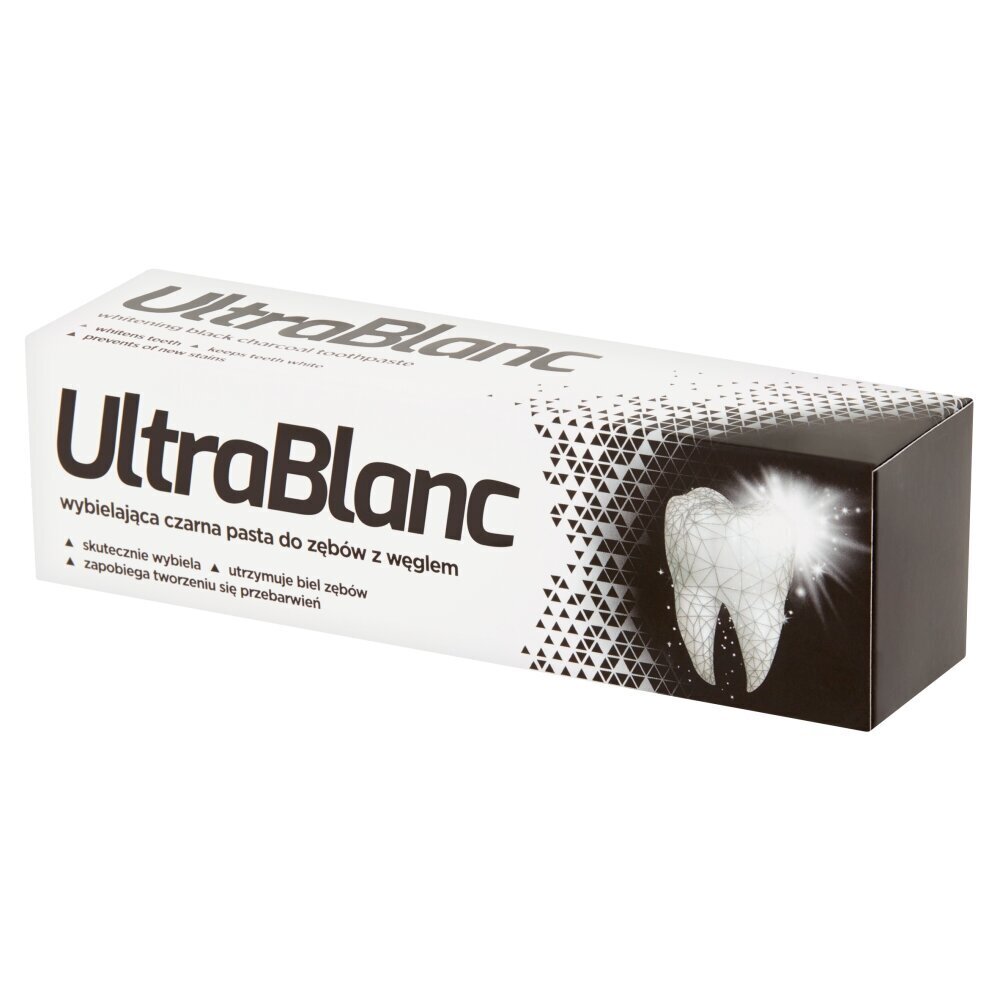 Valgendav musta värvi hambapasta aktiivsöega Ultrablanc, 75ml hind ja info | Suuhügieen | kaup24.ee