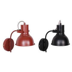 Настенный светильник DKD Home Decor Красный Черный Металлик (15 х 20 х 28 см) (2 шт.) цена и информация | Настенный светильник Конусы | kaup24.ee