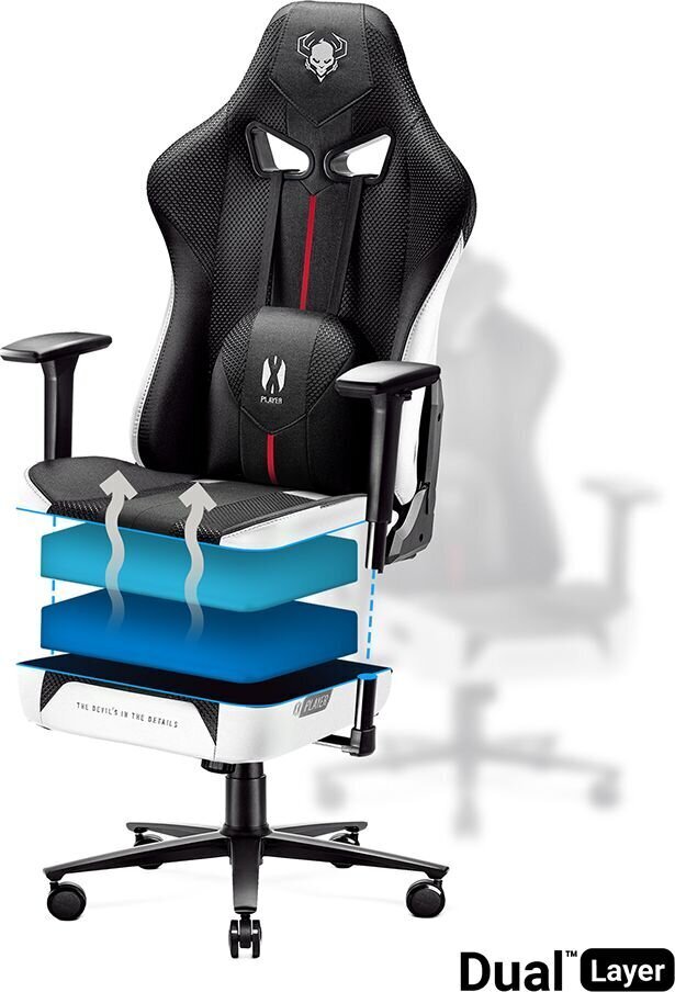 Diablo Chairs X-PLAYER 2.0, King Size, must цена и информация | Kontoritoolid | kaup24.ee