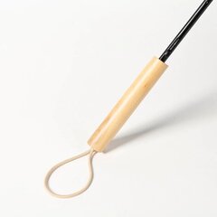 Зонт трость с прямой деревянной ручкой 16 спиц, белый цена и информация | Мужские зонты | kaup24.ee