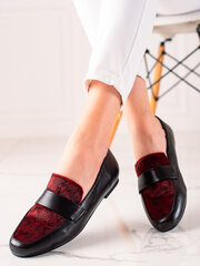 Туфли, черно-бордовые цена и информация | Туфли женские Saimaoxieye, песочного цвета | kaup24.ee