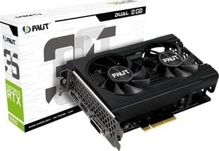 Palit GeForce RTX 3050 Dual (NE63050018P1-1070D) цена и информация | Видеокарты | kaup24.ee