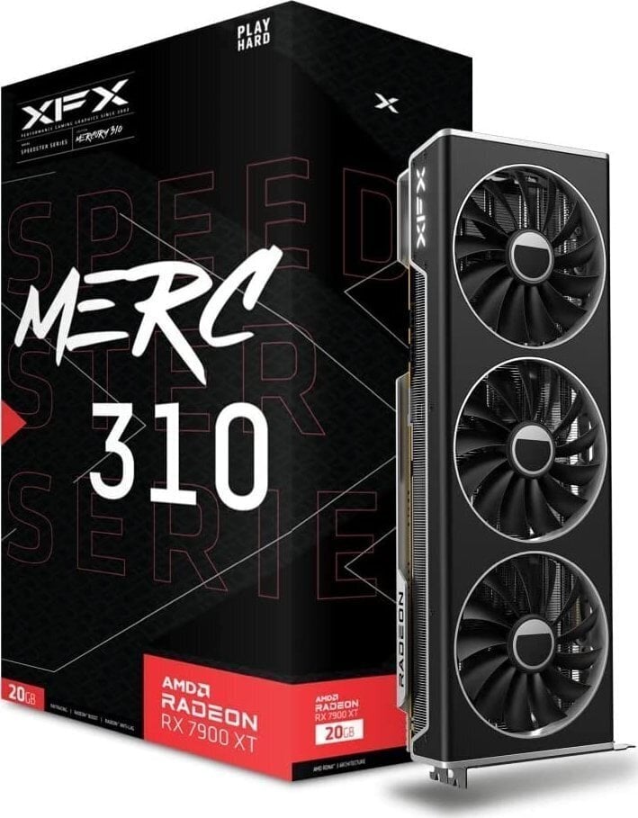 XFX AMD Radeon RX 7900 XT Speedster MERC 310 (RX-79TMERCU9) hind ja info | Videokaardid (GPU) | kaup24.ee