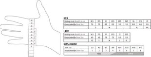 Лыжные перчатки Leki Griffin Lady S, 6.0, черного цвета цена и информация | Другие товары для равнинного катания | kaup24.ee