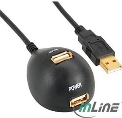InLine USB-A - USB-A 2 m (34652) hind ja info | USB jagajad, adapterid | kaup24.ee