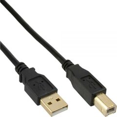 InLine, USB-A - USB-B, 0.5м цена и информация | Кабели и провода | kaup24.ee