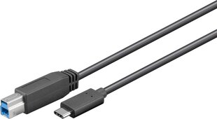 MicroConnect, USB-C - USB-B, 1 м цена и информация | Кабели и провода | kaup24.ee