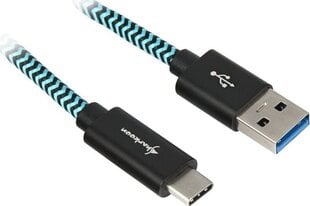 Sharkoon USB-A - USB-C 0.5 m (4044951027118) hind ja info | Mobiiltelefonide kaablid | kaup24.ee