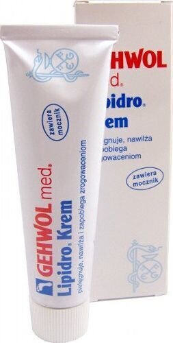 Lipiidne jalakreem Gehwol med Lipidro, 75 ml hind ja info | Kehakreemid, losjoonid | kaup24.ee