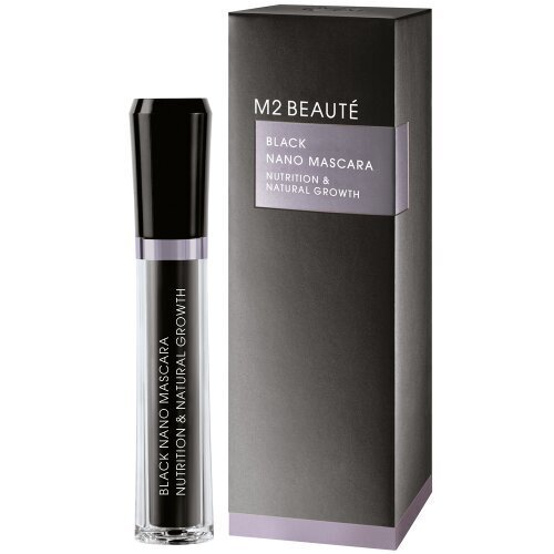 Ripsmetušš M2 Beaute Black Nano Mascara, must, 6 ml hind ja info | Ripsmetušid, lauvärvid, silmapliiatsid, seerumid | kaup24.ee