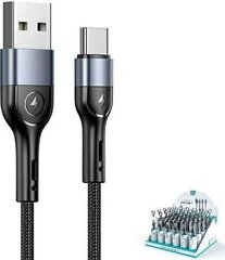 Usams USB-A - USB-C 1 м (SJ449ZJ01) цена и информация | Кабели для телефонов | kaup24.ee