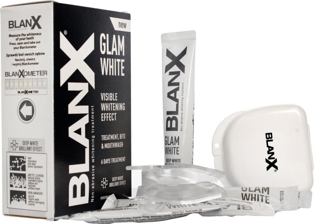 Hammaste valgenduskomplekt BlanX Glam White цена и информация | Suuhügieen | kaup24.ee