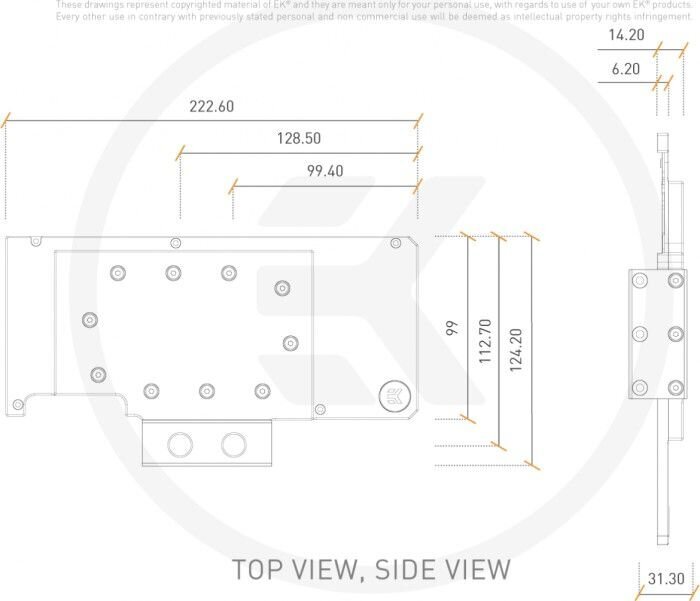 EK Water Blocks 3831109836477 цена и информация | Vesijahutused - lisaseadmed | kaup24.ee