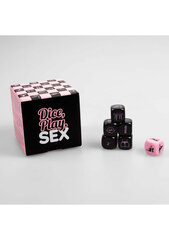 Täringumäng "Dice, Play, Sex" hind ja info | Erootilised kingitused ja suveniirid | kaup24.ee