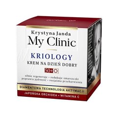 Päevakreem Krystyna Janda My clinic Kriology Jaapani orhidee ja C-vitamiin 50+, 50 ml hind ja info | Näokreemid | kaup24.ee