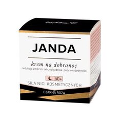 Öökreem Janda kosmeetiline niidi jõud 50+ Must Roos, 50 ml hind ja info | Näokreemid | kaup24.ee